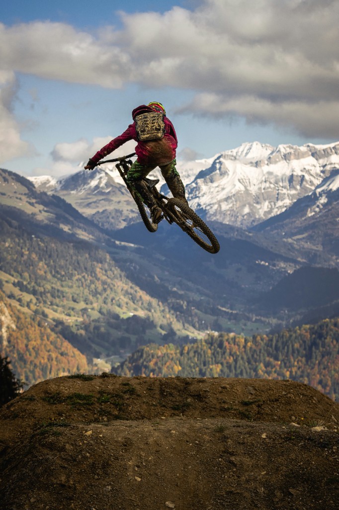 Rider catching big air